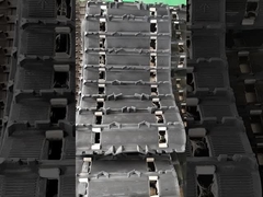 สายพานตีนตะขาบสำหรับรถสโนว์โมบิลยางขนาด 64 มม. พร้อมข้อต่อปรับได้