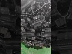 แผ่นรองรางยางสำหรับรถขุดเสียงรบกวนต่ำ / ช่วงล่างรางยาง 300X52.5X88