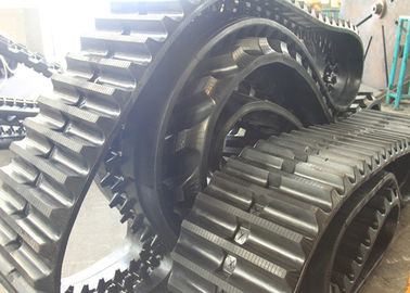100mm Pitch Dumper รางยางสีดำที่มีความต้านทานแรงดึงสูง