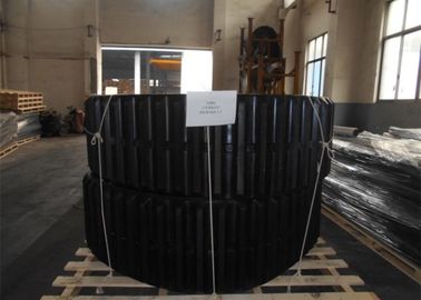 Large Dumper Rubber Tracks 650 * 125 * 78mm With Low Ground Pressure