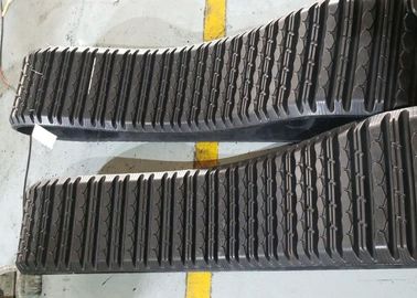 Stable Pitch Dimension Excavator Rubber Tracks Low Noise With High Speed Performance