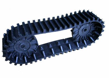 118mm ความกว้างยางล้อหุ่นยนต์น้ำหนักเบาชนิดหมุนเลือกได้ความยาว