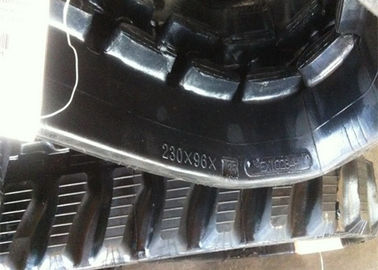 Bobcat Replacement Tracks ขนาดเล็กความดันพื้นต่ำสุด 3168mm ความยาวโดยรวม