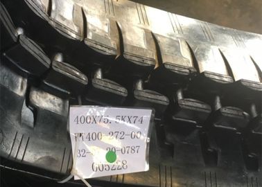 Yanmar Vio45-6b Vio30-6b แทร็คยางแทร็ค 400 * 75.5 * 74 มม. พร้อมเสียงรบกวนต่ำ