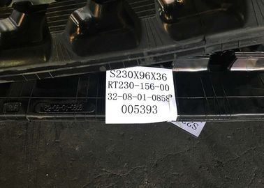 รางยางสีดำ Caterpillar น้ำหนัก 55 กก. มีแรงดันต่ำ