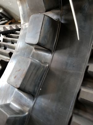 406x152.4x52 เครื่องติดตั้งถนนยางสําหรับ Dynapac F141CR/R141CS
