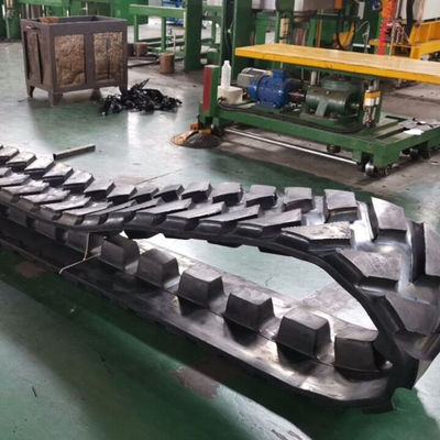 483x152.4x42 PF5510 ชิ้นส่วนเครื่องจักรก่อสร้างรถปูยางมะตอย แทร็กร่องยาง