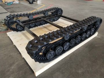 DP-BJLT-250 แชสซีติดตามยางพร้อมแบริ่งโหลดมอเตอร์ไฮดรอลิก 800 กก