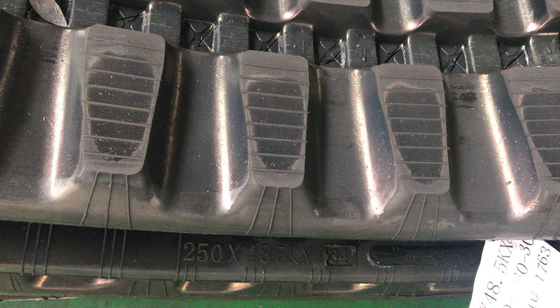 48.5MM Pitch 250mm Width Excavator ยางแทรค Jointless Type