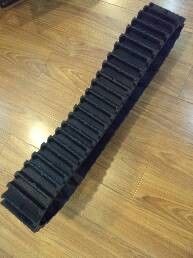 หุ่นยนต์ขนาดเล็กวัสดุยางแทร็กกว้าง 118 มม. พร้อมล้อประสิทธิภาพสูง